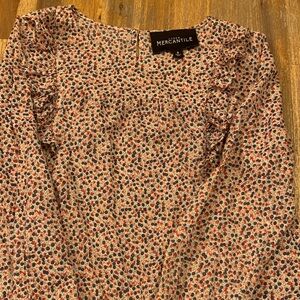J Crew Mercantile floral top. Size 0.